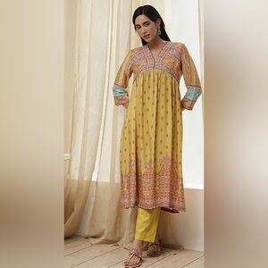 NWT Indian ethnic dress
long length top with pants 
small size with loose fit.